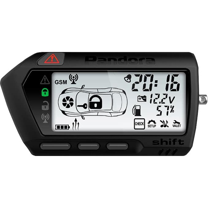 Брелок PANDORA LCD DXL 705 black 8222